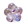 Procesando puesto de globos de lentejuelas personalizado de 12 pulgadas suministro globo de juguete para niños color papel globo transparente