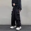Pantalones Casuales de Trabajo Vintage de Primavera para Hombre de Comercio Exterior Transfronterizo, Diseño de Calle, Pantalones Rectos de Pierna Ancha Sueltos de Nicho al por Mayor