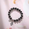 Pulseira Elástica Turquesa Quatro Estações Feminina Universal 6 Cores Mistas Cordão de Mão com Pingente Atacado Pulseira Elástica de Cristal