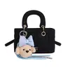 Bordado de Diamantes Bolso Lady Diana 2026 Modelo Nuevo Bolso Sencillo de Hombro Cruzado para el Trabajo Moda Coreana Bolso de Hombro