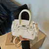 Bolsa Transversal de Ombro Único Moda Casual Europeia e Americana Nova Feminina Bolsa Platina Bolsa Feminina Tendência Personalidade Bolsa de Mão