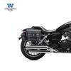 Coche muscular Wolf adecuado para Benda bestia original 400 bolsa lateral bolsa lateral caja lateral retro bolsa para casco impermeable liberación rápida