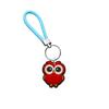 Llavero de cuerda trenzada creativo de la serie Amazon Red, accesorios para llavero, llavero de cuerda de cuero trenzado con dibujos animados