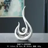 Adornos modernos de cerámica de lujo ligero para sala de estar, recibidor, mueble de TV, escritorio de oficina creativo, mueble de vino, decoraciones para inauguración de casa
