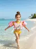 Chaleco salvavidas de unicornio arcoíris para natación infantil Anillo flotador para bebé Manga de agua Traje de flotación de espuma