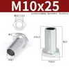Tornillo Hueco de Rosca Fina M6M8M10M12 Agujero Hexagonal Roscado Cabeza Redonda Junta Roscada Tubo Hueco Espárrago