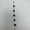 Pulseira da Sorte Popular Transfronteiriça Versão Alta Trevo de Quatro Folhas Cinco Flores 13mm Não Desbota Laser Acessível Luxo de Nicho Fabricante