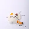 Muñeca de Gato de Ojos Grandes Nueva Colgante de Gato Negro Peluche Dibujo Animado Lindo Llavero de Bolsa Colgante de Gatito Venta al por Mayor