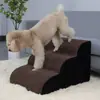 Cachorro de pelúcia degraus pet subir e descer cama escadas de cabeceira sofá escada para cachorro pequeno filhote cachorro idoso subir cama gato