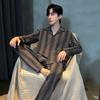 Pijama para Hombre Primavera y Otoño Algodón Puro Manga Larga Algodón 2025 Nuevo Estilo para Hombre Se Puede Usar Afuera Talla Grande Conjunto de Ropa para el Hogar