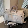 Bolsa de Viaje de Gran Capacidad para Distancias Cortas para Hombres y Mujeres, Bolso Deportivo de Fitness Impermeable, Ligero, con Separación Seco/Húmedo, Bolso de Maternidad