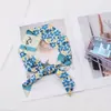Cinta Retro Francesa Larga Estrecha Bufanda de Seda Diadema Corbata Cola de Caballo Hada Elegante Banda para la Cabeza Banda Variedad Bufanda Venta al por Mayor