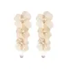 Pendientes de Flor de Diamante Incrustado con Aguja de Plata y Perlas Lujo Accesible Nicho Diseño Único Pendientes Europeos y Americanos Transfronterizos Exagerados para Mujer