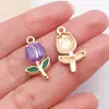 Acessórios para Joias DIY Liga Esmaltada Série Dia dos Namorados Buquê de Corações Pingentes Pulseiras Colares Chaveiros Charms