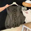 Camisa de mujer, nueva colección principios de otoño 2026, camisa de manga larga con corbata de lazo, detalles de encaje floral y de hojas, top de corte holgado con un estilo suave y elegante