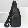 Homens Genuine Leather Chest Bag Top Layer Cowhide Shoulder Crossbody Bag Moda Masculina Marca Grande Capacidade Meninos Casual Bag Atacado