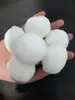 Mídia filtrante de bola de fibra, modificada em branco e amarelo, adequada para aquários, nitrificação, cultura bacteriana, produtos químicos para campos de petróleo, adsorção, tanques de filtração de óleo-água e materiais de enchimento.