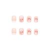 Doce e gentil branco doce menina Nail Art Nail Patch Terminado Advanced Sense Fake Nail Removível Wearable