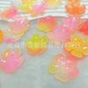 Gelatina degradado flor de peonía con cuentas material para accesorios diy al por mayor cuentas sueltas accesorios para pulseras material de flor de fénix hecho a mano