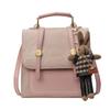 Bolsa feminina elegante estilo coreano, nova moda para viagem, primavera de 2025, mochila pequena quadrada