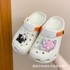 Zapatos de verano con agujeros, aplique de estrella de cinco puntas, hebilla de zapato, DIY creativo, desmontable, decoraciones de zapatos de dibujos animados, venta al por mayor transfronteriza