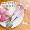 Sanrio 304 colher de desenho animado de aço inoxidável bonito bebê colher especial para comer lancheira de cachorro Yugui de aparência alta