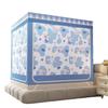 Cortina Opaca Nueva Estampada 2025 Mosquitero Tipo Cama de Tres Puertas Exclusivo para el Sudeste Asiático para Repeler y Prevenir Mosquitos