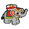Amuletos de zapato de goma suave de PVC para el Festival Songkran tailandés, Accesorios para zuecos del Festival de Salpicaduras de Agua, Hebillas de zapato, Accesorios decorativos DIY para bolsa de playa