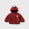 Abrigo de Lana de Cordero para Niña Otoño Invierno 2026 Estilo Nuevo Top Acolchado para Niños Pequeños Ropa de Invierno para Bebés y Niños