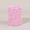 Tubo de Armazenamento para Pincéis de Maquiagem Cilindro Redondo Couro PU Lantejoula Porta-Caneta à Prova de Poeira Portátil Caixa de Armazenamento de Alto Valor Ferramentas de Maquiagem