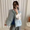 Chaleco de Pluma de Pato Blanco al 90% Estilo Coreano con Cuello Alto para Mujer, Moda de Invierno, Rayas Tridimensionales, Cálido, Adelgazante, Engrosado