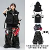 Conjunto de Ropa de Baile Callejero para Niños Tendencia Fresca Conjunto de Chaleco para Niños Disfraces de Hip Hop para Niñas Jazz para Actuación Bangers Callejeros