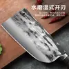 Cuchillo de Carnicero Forjado de Acero Inoxidable Guangdong Yangjiang Grueso de Alta Resistencia Mango de Madera Maciza Cuchillo de Carnicero Hueso Carnicero Venta de Carne Comercial