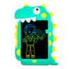 Placa de escrita LCD colorida de gato de desenho animado de 10 polegadas, placa de desenho para grafite de proteção ocular infantil, placa de escrita de energia luminosa eletrônica LCD