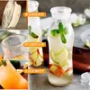 Botella de Moda Libby Botella Creativa para Jugo Botella para Bebidas 701 Botella de Vidrio Sellada Multiusos 565ml