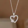 Colar de Diamante Único com Seis Garras Starlight Moda Feminina Simples Elegante Design de Nicho Corrente de Clavícula de Alta Qualidade
