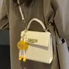 Bolsa de Mão Transfronteiriça de Moda Levemente Luxuosa com Padrão de Pedra para Mulheres, Nova Bolsa de Ombro Cruzada de Alta Qualidade com Textura