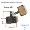 Pastilhas de Freio a Disco para Bicicleta de Montanha, Pastilhas de Freio, Pastilhas de Freio, Pastilhas de Atrito para Pinça de Freio Semi-Metálicas de Resina
