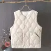 Colete Moderno para Outono e Inverno, Quente e de Caimento Solto, Leve, Tamanho Grande, Sem Mangas, Novo Estilo para Mulheres de Meia-Idade e Idosas