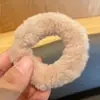 Estilo Coreano Suave y Cómodo Moderno Liga para el Cabello Felpa Imitación de Cordero Elástica Accesorios para el Moño de Pelo de Visón