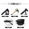 81658 En Stock Venta al por mayor Gafas Metálicas Anti Luz Azul, Moderno Marco Redondo Gafas con Carcasa Brillante para Mujer, Exclusivamente para Ventas Transfronterizas
