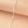 Pulsera de cadena con diseño de nicho y cadena de garra de cristal de color diamante, suministro transfronterizo, joyería de moda para mujer que combina con todo, al por mayor