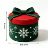 Caixa de Armazenamento de Natal Personalizada para Roupas de Casa, Dobrável com Alça, Organizador de Guarda-Roupa, Caixa de Armazenamento em Tecido Bordado para Festivais