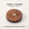 Bandeja de incienso de palo de rosa Sala de té Quemador de incienso de latón Soporte para incienso Bandeja de incienso Zen Bandeja de incienso de flor de cerezo mini Venta al por mayor