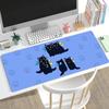 Lindo Tapete de Ratón de Dibujos Animados de Gato Negro Grande para Teclado para Niñas Computadora Portátil Oficina Tapete de Escritorio Tapete de Ratón para Juegos