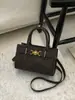 Bolso Pequeño Retro con Estampado de Leopardo para Mujer Otoño e Invierno 2025 Nuevo Estilo Bolso de Hombro Cruzado Bolso de Mano Cuadrado Pequeño Versátil para el Día a Día