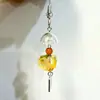 Colgante de Botella de Deseos Estrella de Pez Koi Lindo Cadena para Teléfono Decoración de Mochila de Cámara Femenina Lanyard de Regalo Llavero