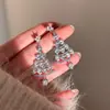 Nuevos Productos de Comercio Exterior Serie Navideña Pendientes Calcetines de Navidad Árbol de Navidad Pendientes de Copo de Nieve Pendientes de Accesorios Festivos de Moda