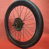 Par de Rodas para Bicicleta de Montanha Aro 18/20/22/24/26 Polegadas Roda Dianteira Roda Traseira Freio a Disco Liga de Alumínio Aro de Parede Dupla Faca