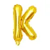 Globos de Letras de 32 pulgadas Decoración de Fiesta de Cumpleaños Nochevieja Plata Oro Arreglo de Boda Globos de Letras de Película de Aluminio Venta al por Mayor